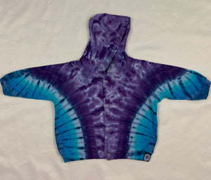 Baby Purple/Blue Tie-dyed Jacket, 24M