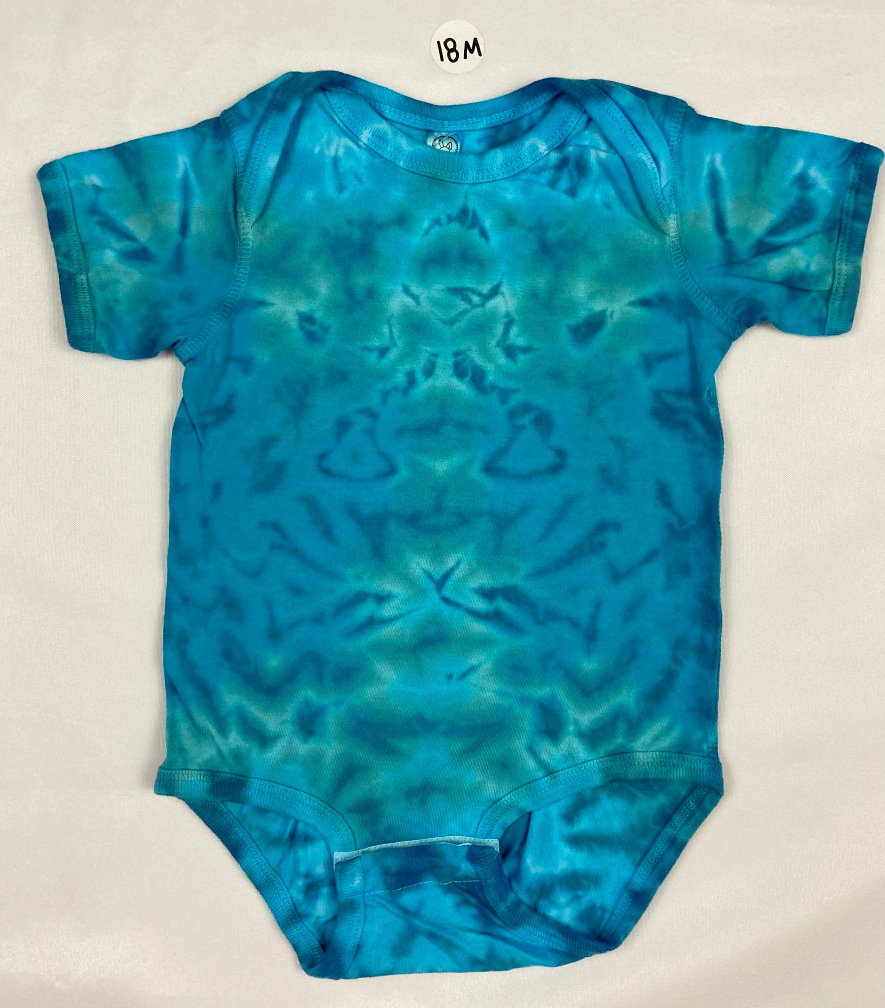 Baby Aqua Crush Tie-Dyed Bodysuit, 18M