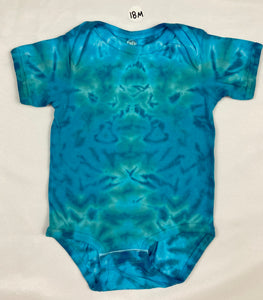 Baby Aqua Crush Tie-Dyed Bodysuit, 18M