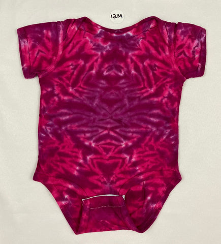 Baby Pink Crush Tie-Dyed Bodysuit, 12M