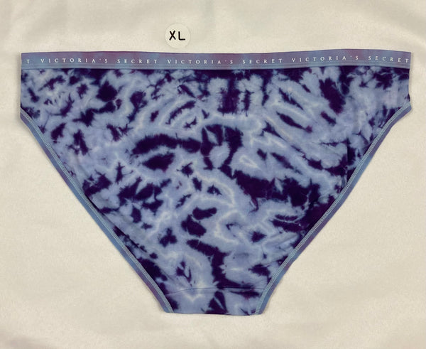 Women's Ice Purple Victoria's Secret Tie-Dyed Panties, XL