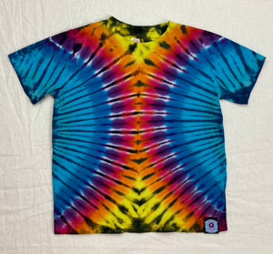 Toddler Blue/Rainbow Tie-Dyed Tee, 5/6