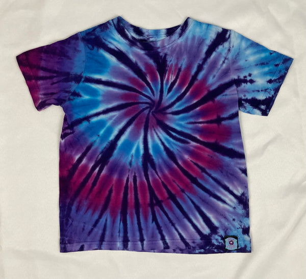 Toddler Purple Spiral Tie-Dyed Tee, 4 & 5/6
