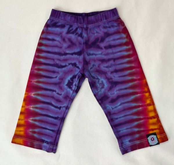 Baby Purple/Sunset Tie-Dyed Pants, 3-6 months & 6-12 months