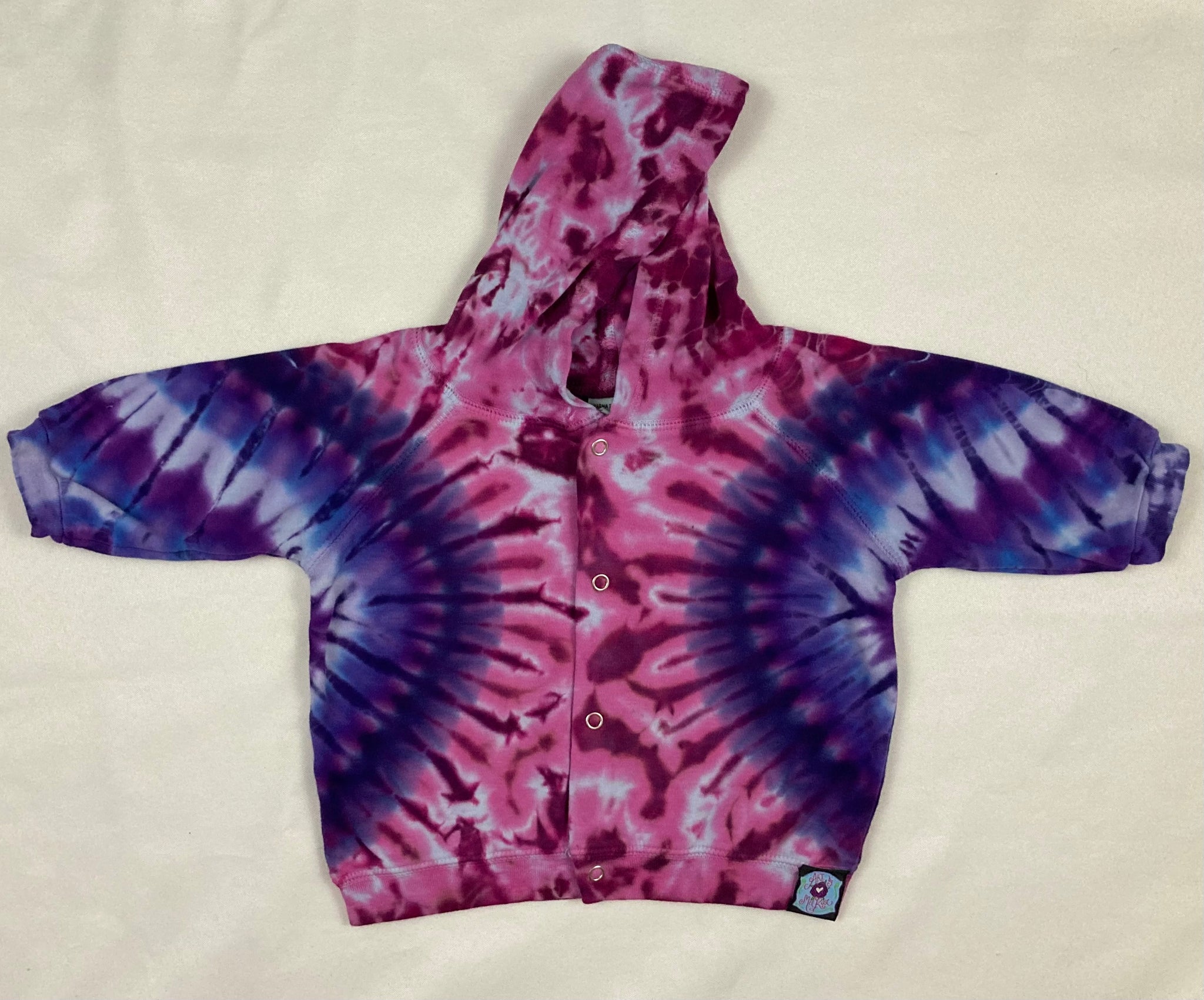 Baby Pink/Purple Tie-dyed Jacket, 18M