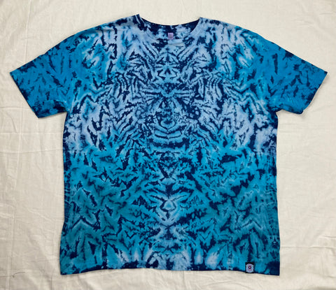 Adult Frozen Blue Crush Tie-Dyed Tee, 2XL