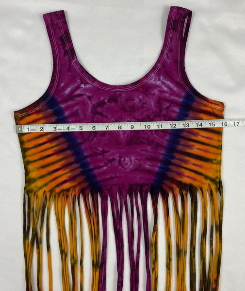 Women’s Amethyst Sunset Tie-Dyed Crop/Skirt Set, M/L