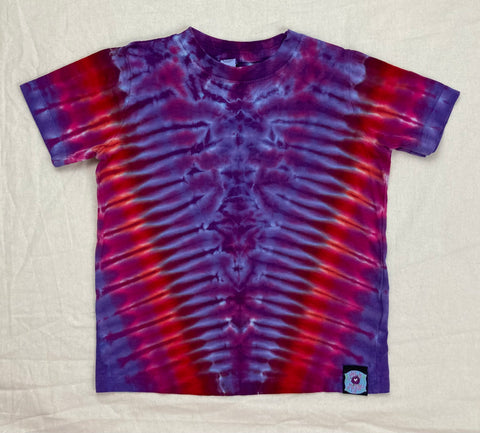 Toddler Purple/Red Tie-Dyed Tee, 3