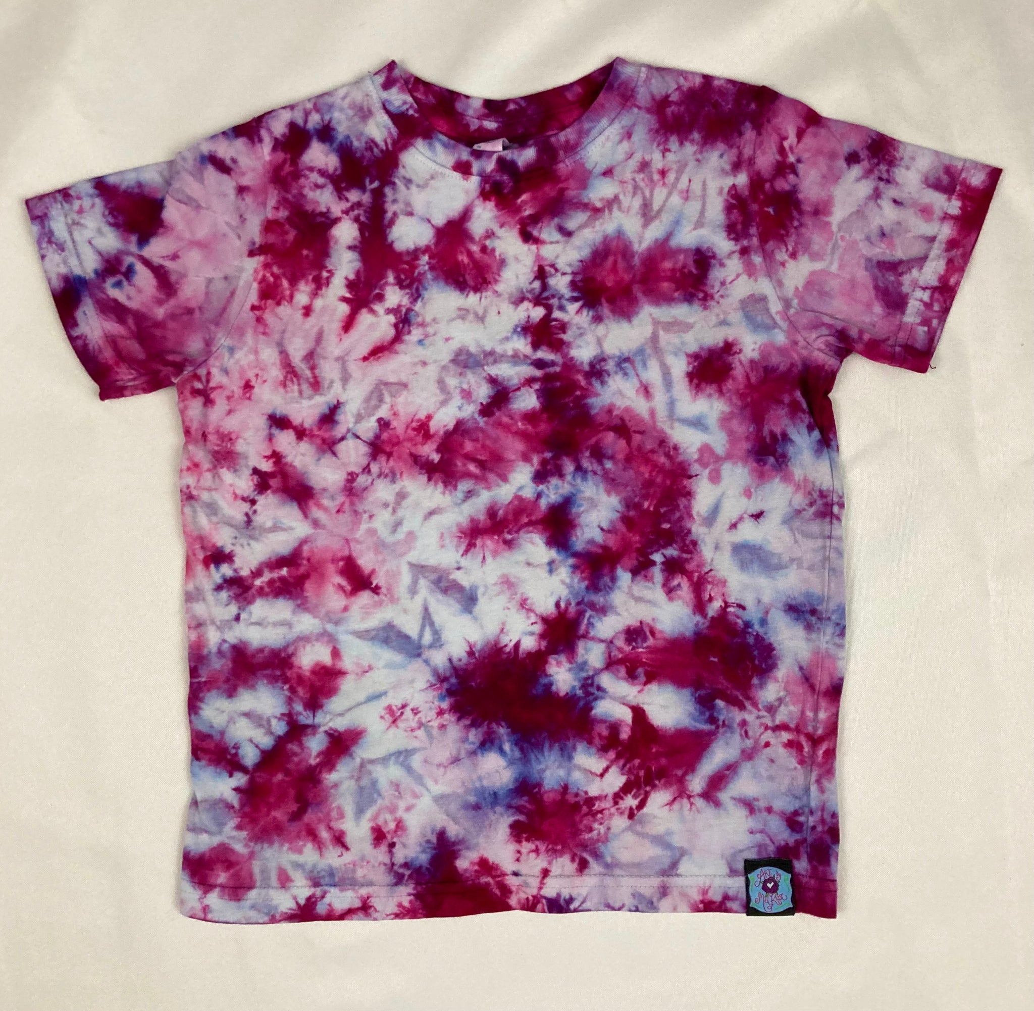 Toddler Pink Ice-Dyed Tee, 4