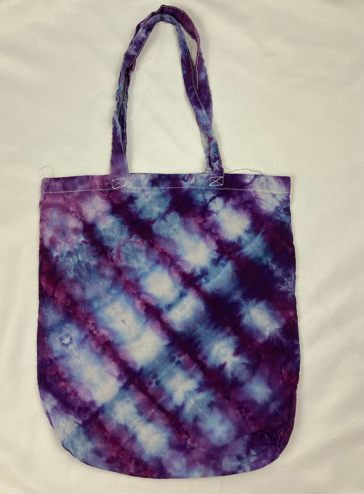 Light Purple Ice-dyed Basic Tote Bag