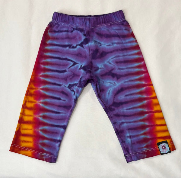 Baby Purple/Sunset Tie-Dyed Pants, 3-6 months & 6-12 months