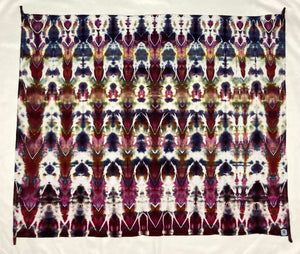 30" x 45" Earthy Arrows Ice-dyed Mini Tapestry/Wall Hanging