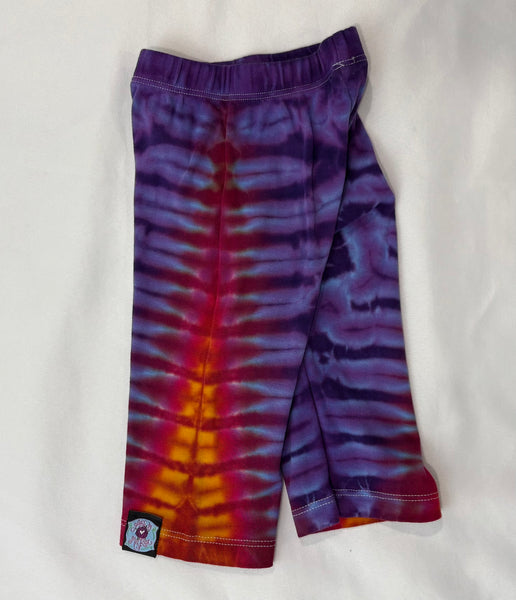 Baby Purple/Sunset Tie-Dyed Pants, 3-6 months & 6-12 months