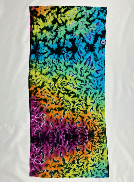 Rainbow Black Crush Tie-dyed Rayon Infinity Scarf