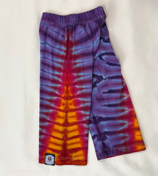 Baby Purple/Sunset Tie-Dyed Pants, 3-6 months & 6-12 months
