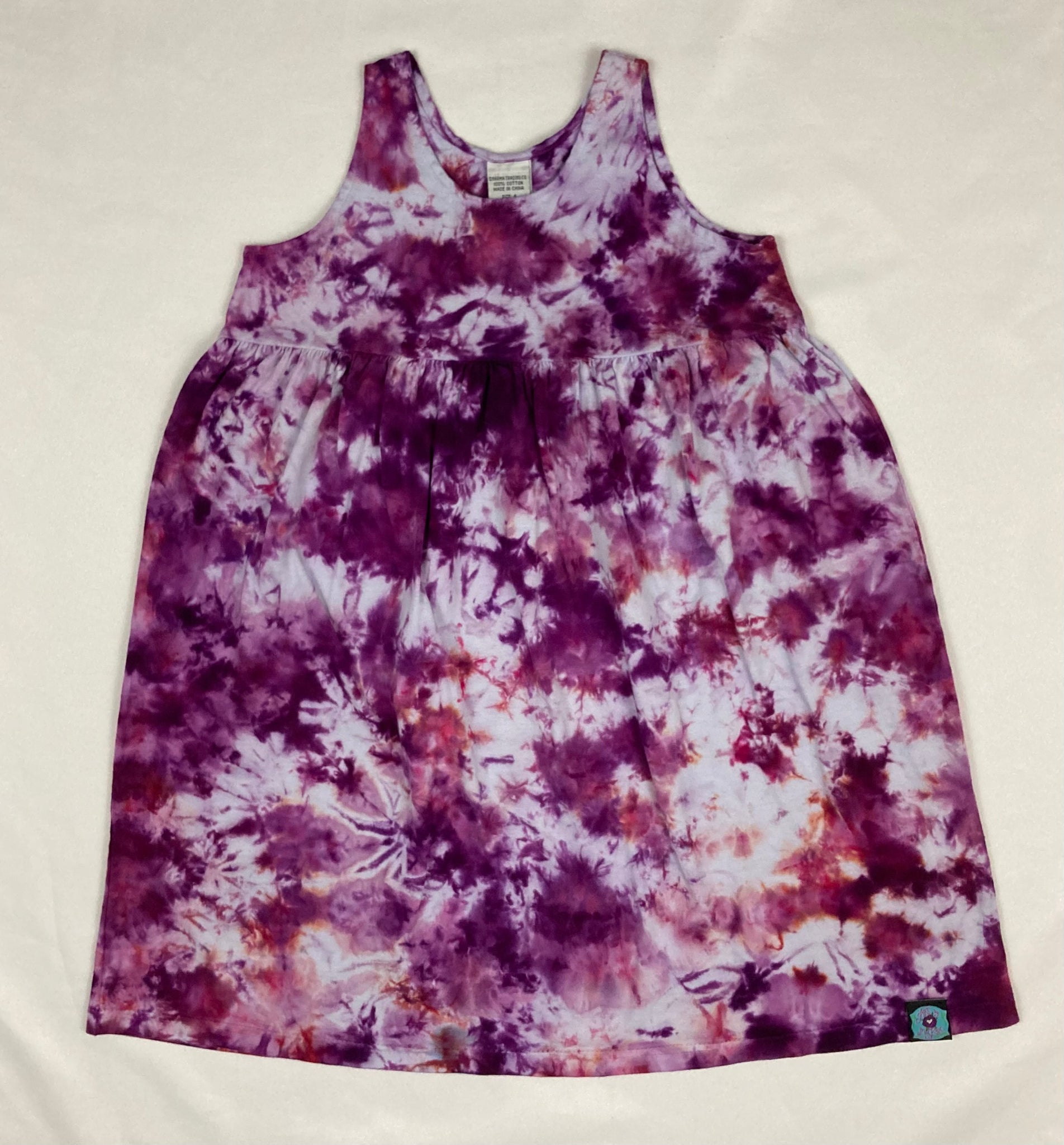 Youth Pink Crush Ice-Dyed Dress, 6