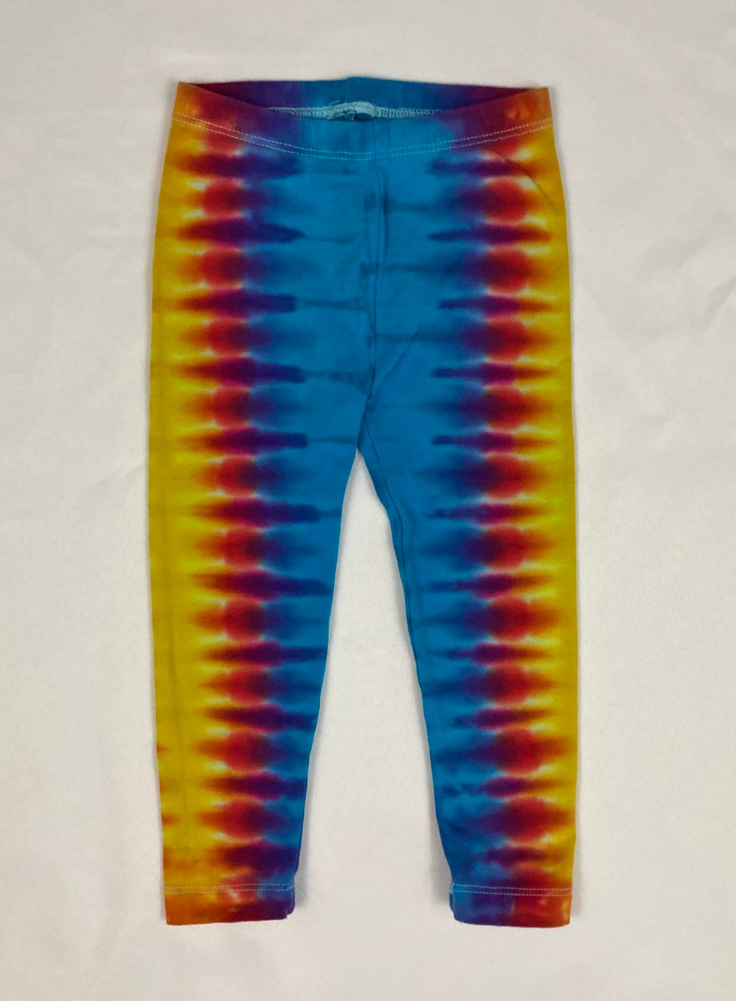 Toddler Rainbow Tie-Dyed Leggings, 2T