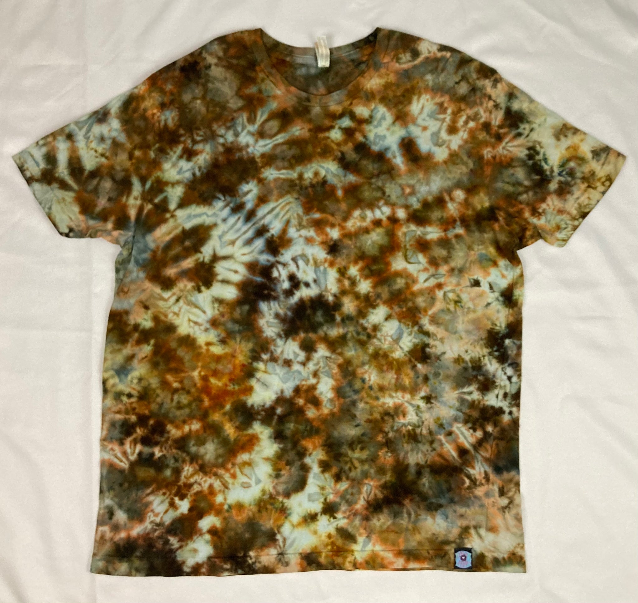 Adult Bronze Ice-Dyed Tee, 2XL