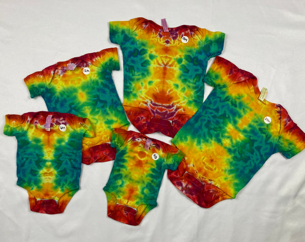 Baby Rainbow Crush Tie-Dyed Bodysuit, 18M & 24M
