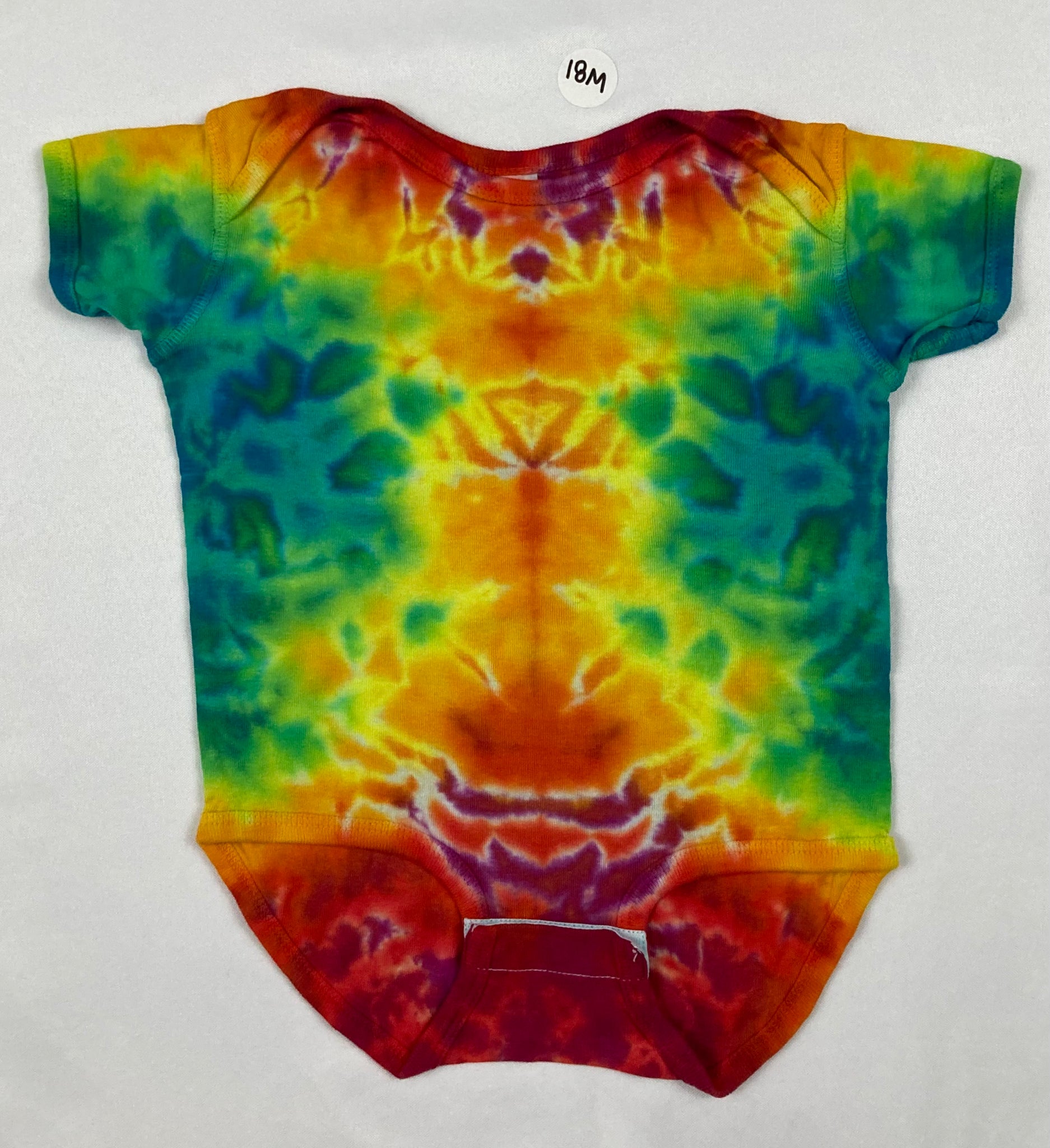 Baby Rainbow Crush Tie-Dyed Bodysuit, 18M & 24M