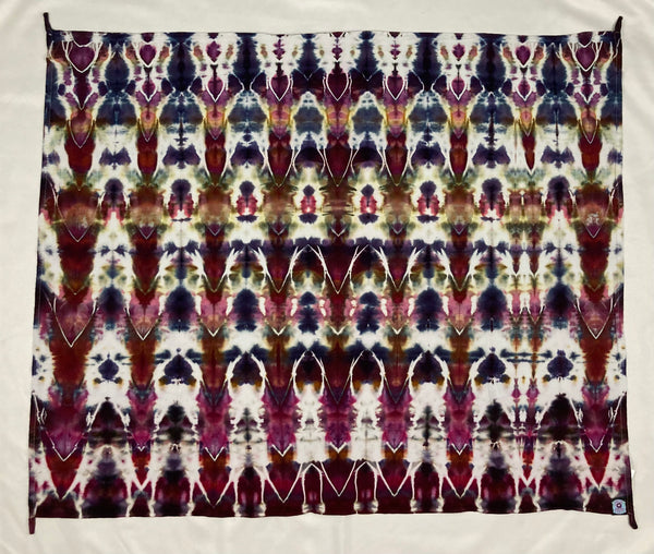 30" x 45" Earthy Arrows Ice-dyed Mini Tapestry/Wall Hanging
