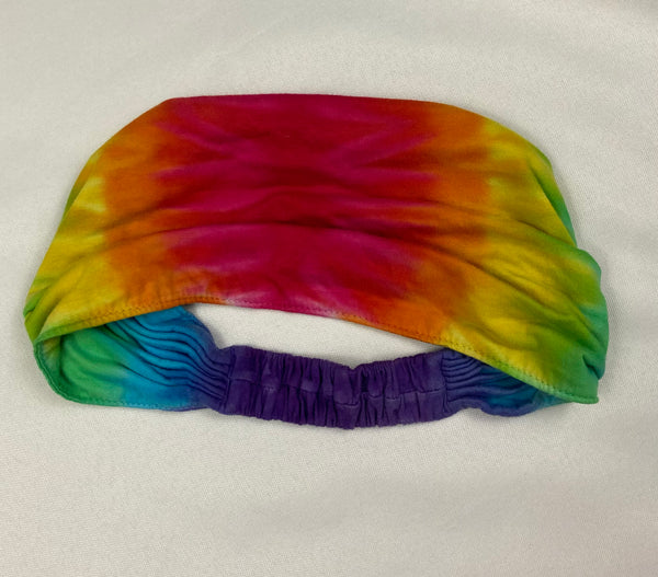 Youth Multi-Colored Tie-dyed Bandana Headbands