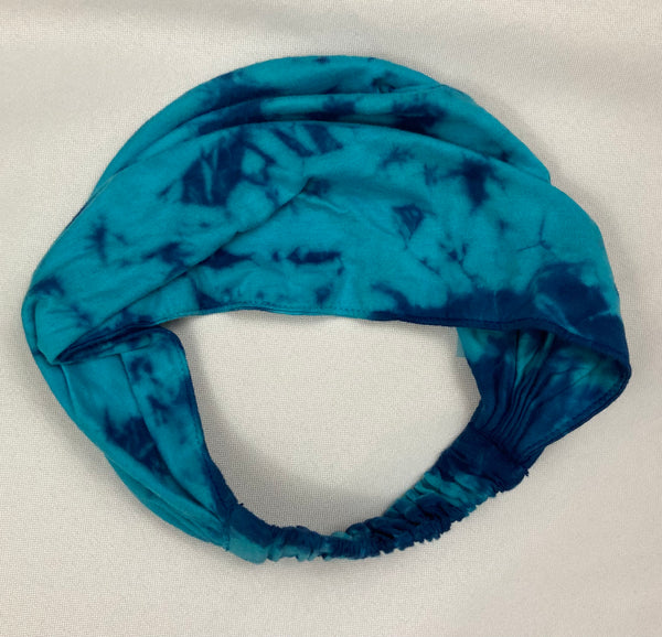 Youth Multi-Colored Tie-dyed Bandana Headbands