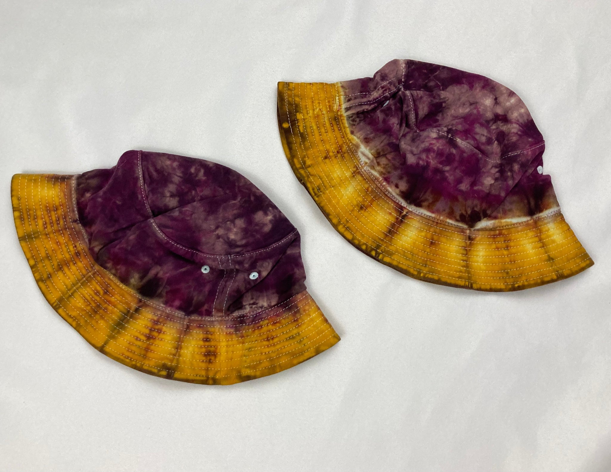 Adult Multi-Colored Tie-dyed Bucket Hats