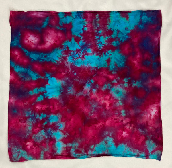 Aqua/Pink Crush Ice-Dyed Bandana