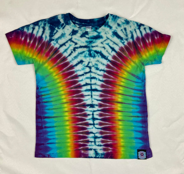 Toddler Seafoam/Rainbow Tie-Dyed Tee, 3