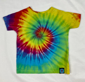 Baby Rainbow Spiral Tie-Dyed Tee, 6M-24M