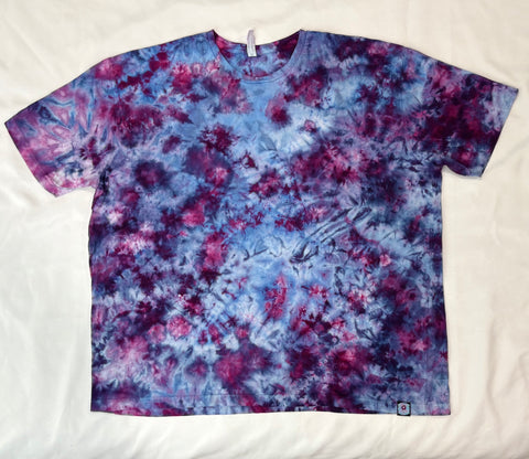 Adult Purple Ice-Dyed Tee, 3XL