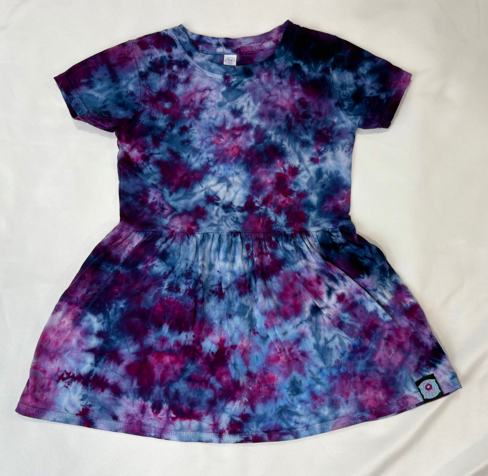 Toddler Purple Crush Ice-Dyed Dress, 4