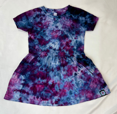 Toddler Purple Crush Ice-Dyed Dress, 4