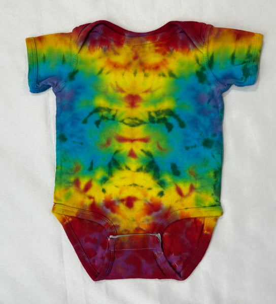 Baby Rainbow Tie-Dyed Bodysuit, 6M