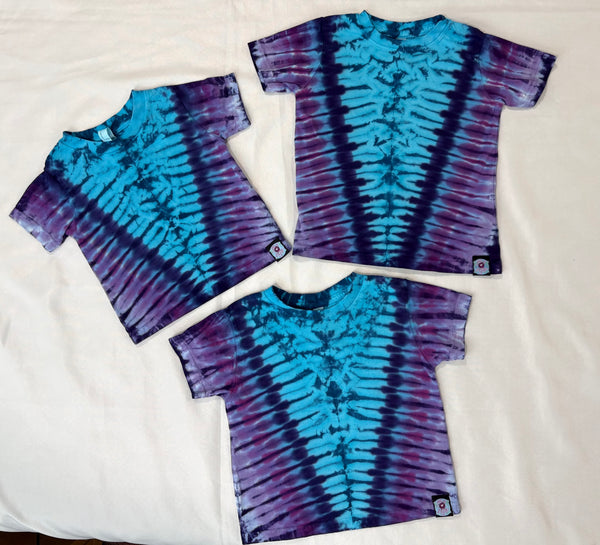 Toddler Blue/Purple Tie-Dyed Tee, 2