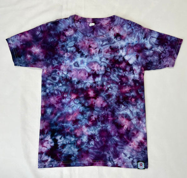 Kids Purple Ice-Dyed Tee, Youth S & M