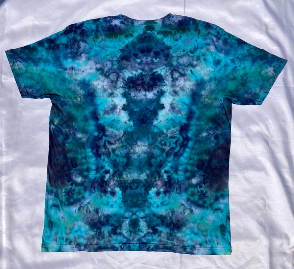 Adult Mermaid Waters Mandala Ice-Dyed Tee, 2XL