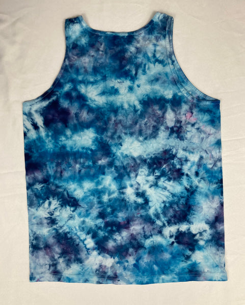 Adult Blue Crush Ice-dyed Tank, L