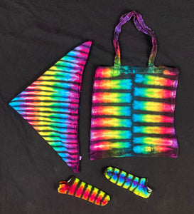 Holiday Tie-dyed Gift Bags