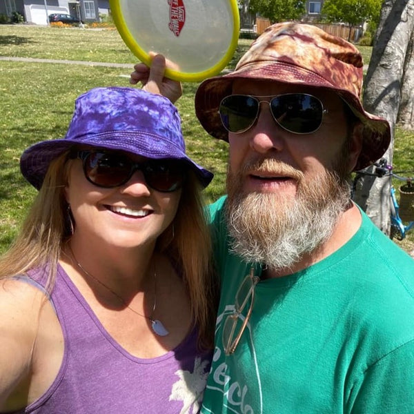 Adult Multi-Colored Tie-dyed Bucket Hats