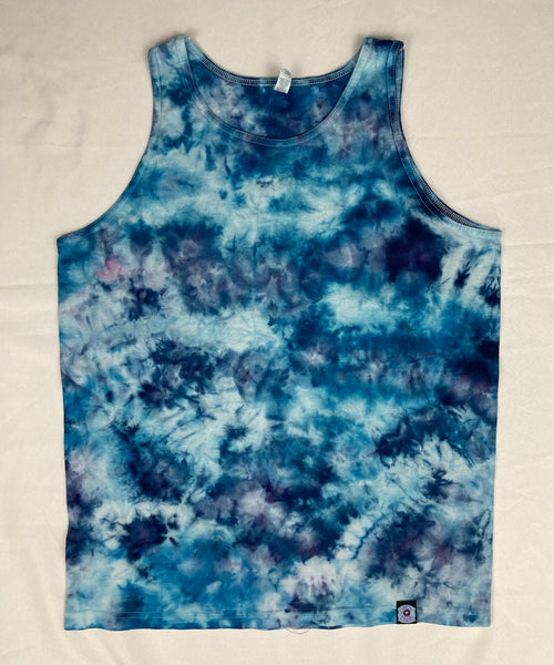 Adult Blue Crush Ice-dyed Tank, L