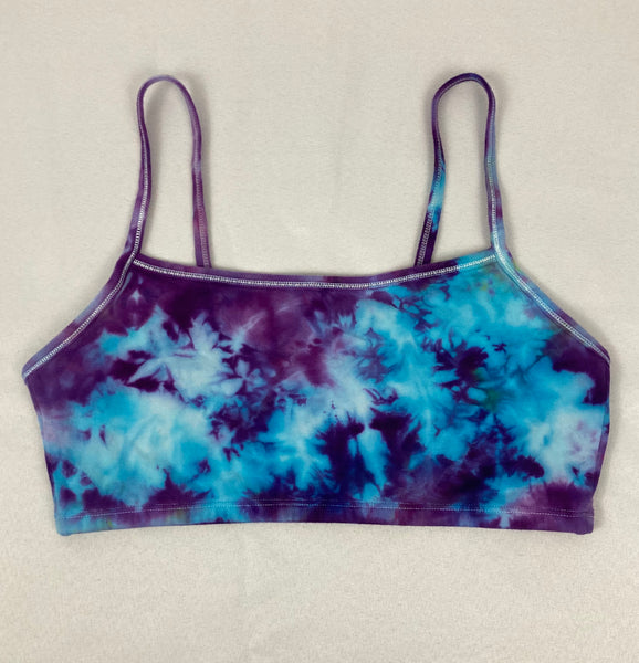 Women's Blue/Purple Ice-dyed Bralette, M (36)