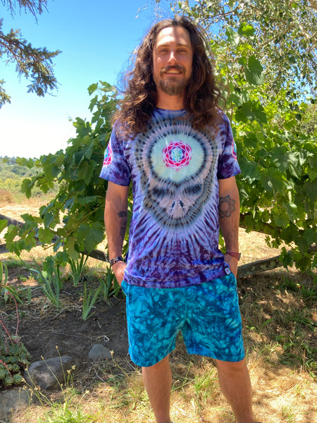 Adult Purple SYF Mandala Tie-Dyed Tee, L
