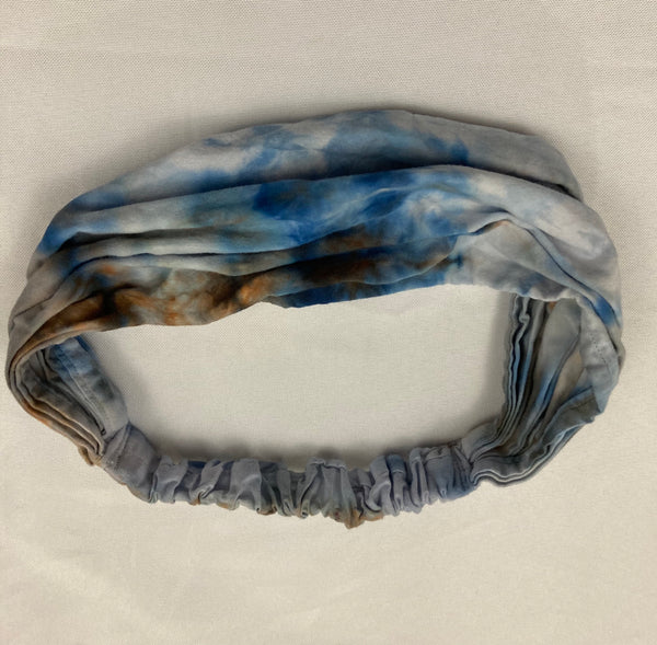 Bright Rainbow Tie-dyed Bandana Headband