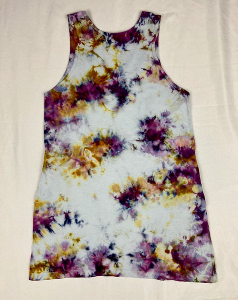 Women's Floral Ice-Dyed Pocket Tank Dress, M