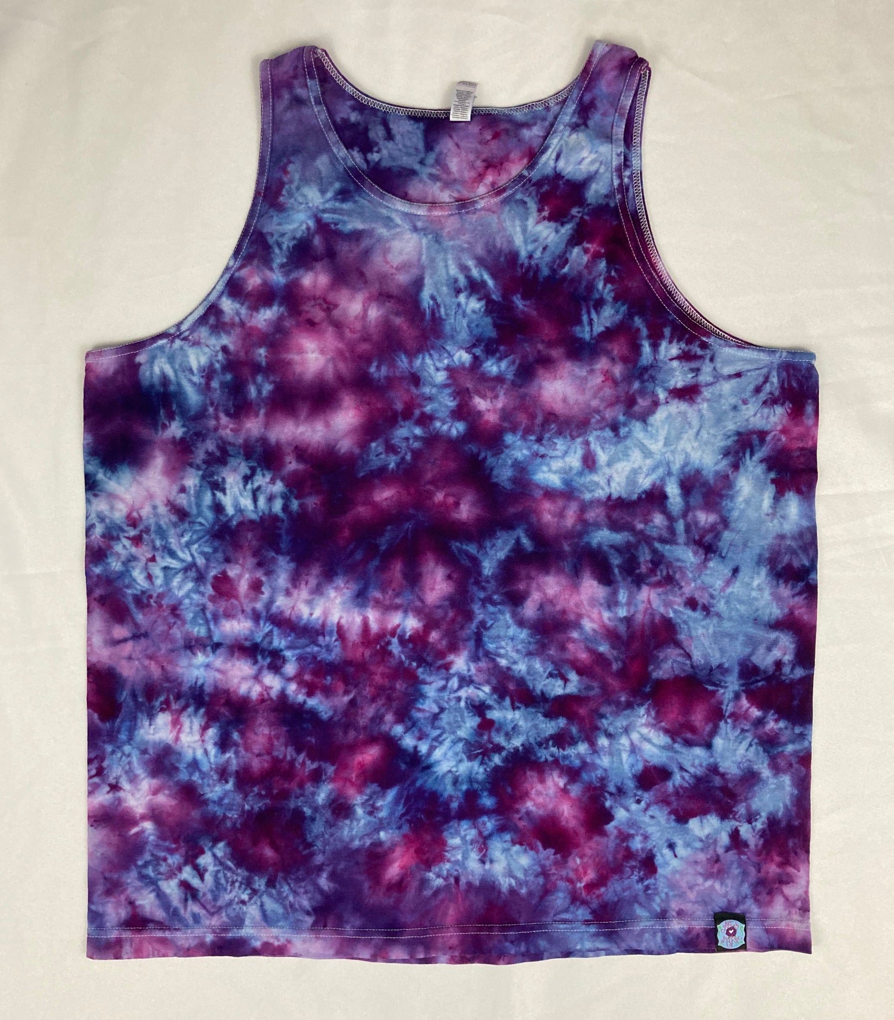 Adult Purple Crush Ice-dyed Tank, XL