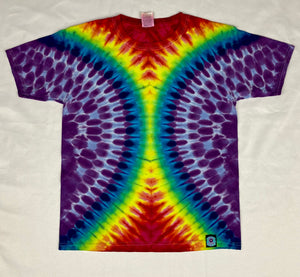 Kids Rainbow Hourglass Tie-Dyed Tee, Youth L