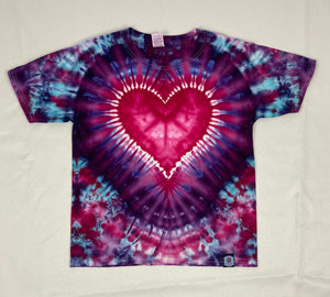 Kids Love/Heart Ice-Dyed Tee, Youth M