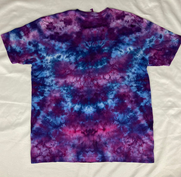 Adult Purple Mandala Ice-Dyed Tee, 2XL